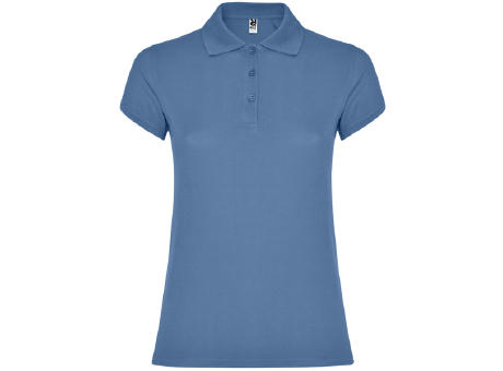 STAR WOMAN POLO SHIRT S/S RIVIERA BLUE