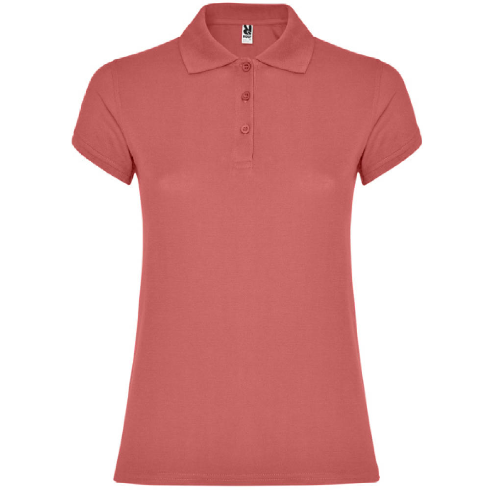 STAR WOMAN POLO SHIRT S/S CHRYSANTHEMUM RED