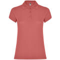 STAR WOMAN POLO SHIRT S/S CHRYSANTHEMUM RED