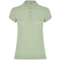 STAR WOMAN POLO SHIRT S/S MIST GREEN