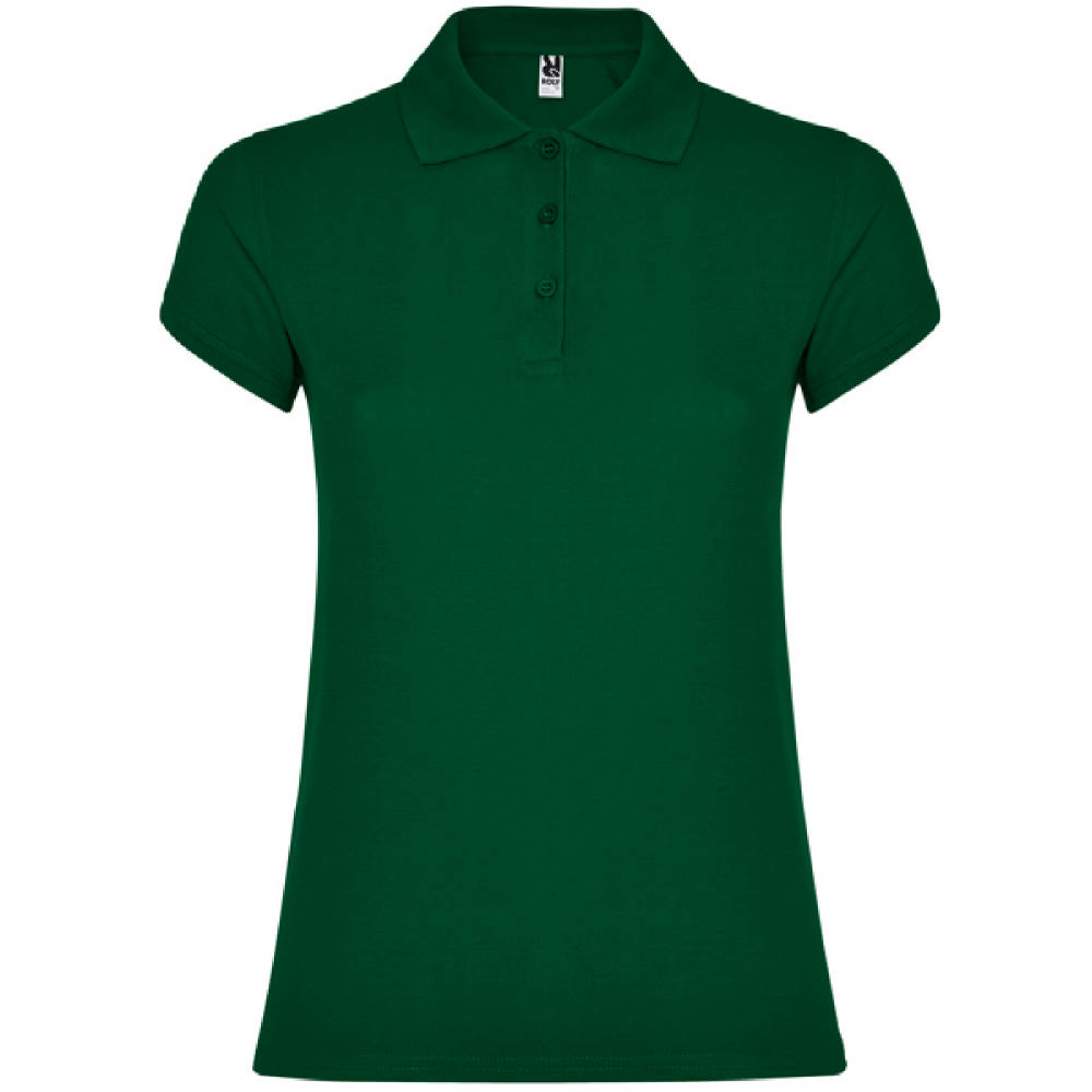 POLO-SHIRT STAR WOMAN S/S FLASCHENGRÜN