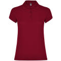 POLO-SHIRT STAR WOMAN S/S GRANATROT