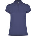 POLO-SHIRT STAR WOMAN S/S DENIM BLAU