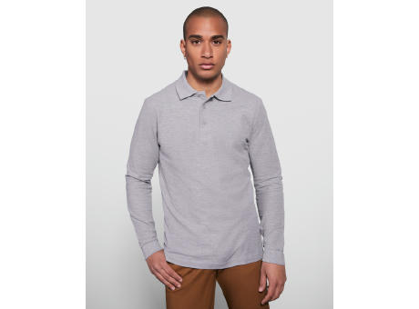 POLO ESTRELLA LANGEÄRMEL S/XXL HIMMELBLAU