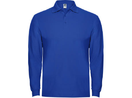 POLO-SHIRT ESTRELLA LANGE ÄRMEL S/XL ROYAL BLAU