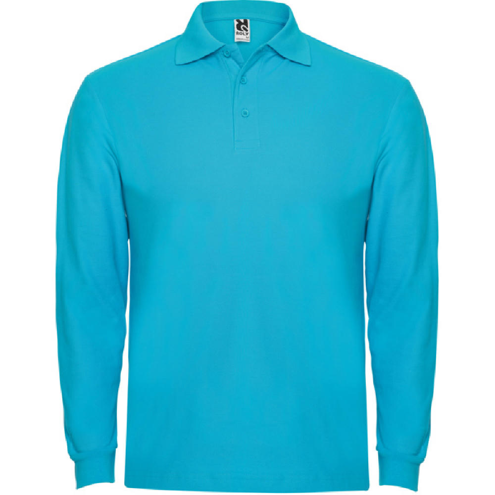 POLO-SHIRT ESTRELLA LANGE ÄRMEL S/S TÜRKIS