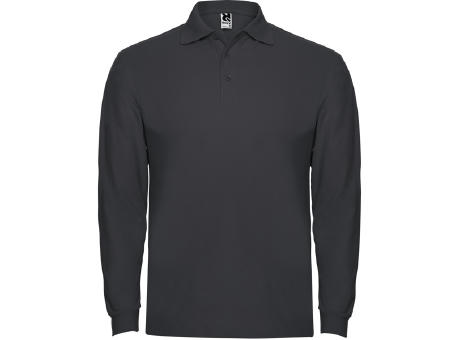 ESTRELLA LONG SLEEVE POLO SHIRT S/S DARK LEAD