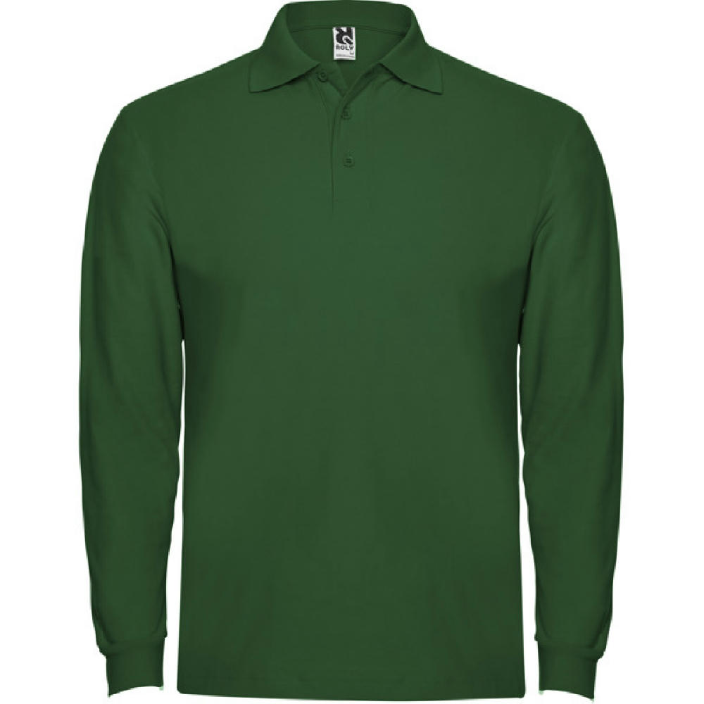 ESTRELLA LONG SLEEVE POLO SHIRT S/S BOTTLE GREEN