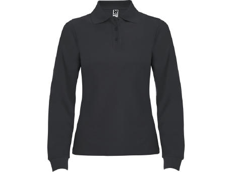 ESTRELLA WOMAN LONG SLEEVE POLO SHIRT S/S DARK LEAD