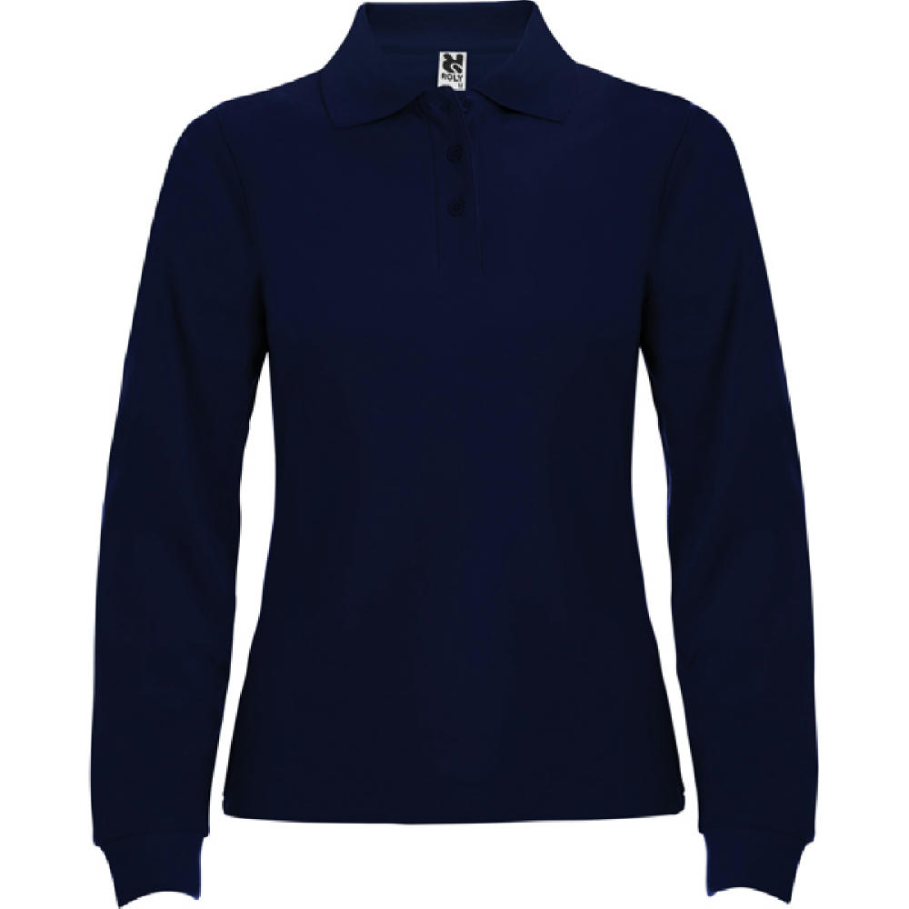 POLO-SHIRT ESTRELLA DAMEN LANGE ÄRMEL S/S NAVY BLAU