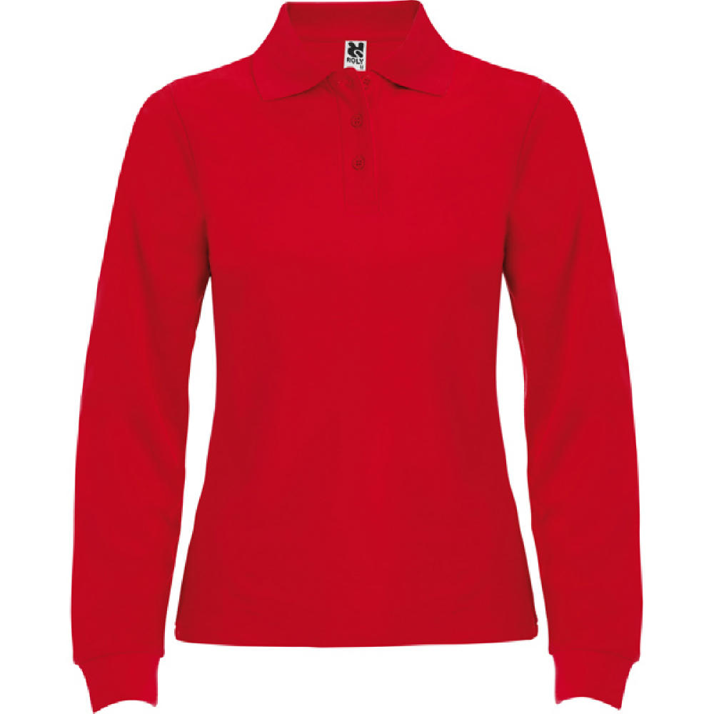 POLO-SHIRT ESTRELLA DAMEN LANGE ÄRMEL S/S ROT