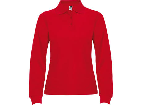 POLO-SHIRT ESTRELLA DAMEN LANGE ÄRMEL S/S ROT