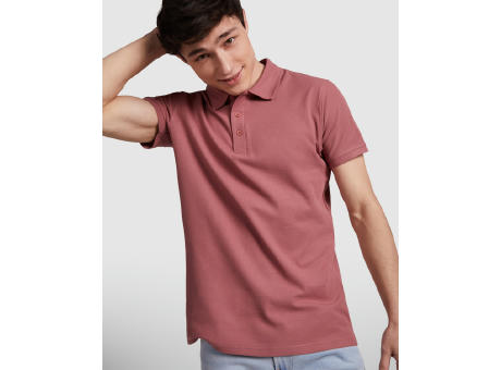 STAR POLO SHIRT S/XS BERRY RED