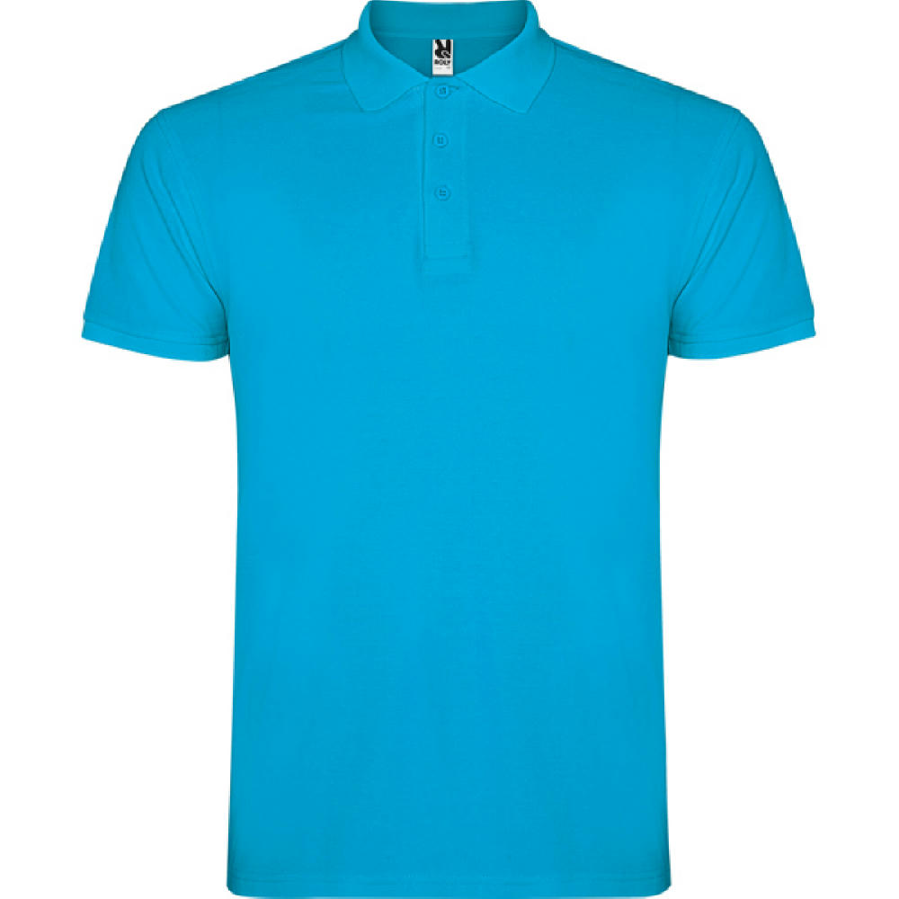 STAR POLO SHIRT S/XS TURQUOISE