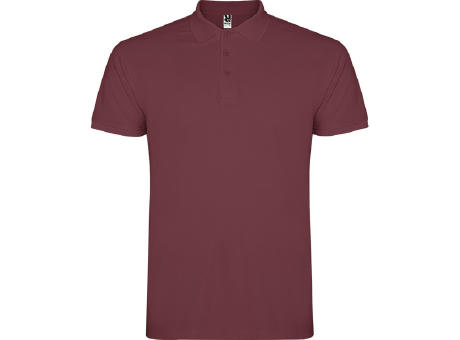 STAR POLO SHIRT S/XS BERRY RED