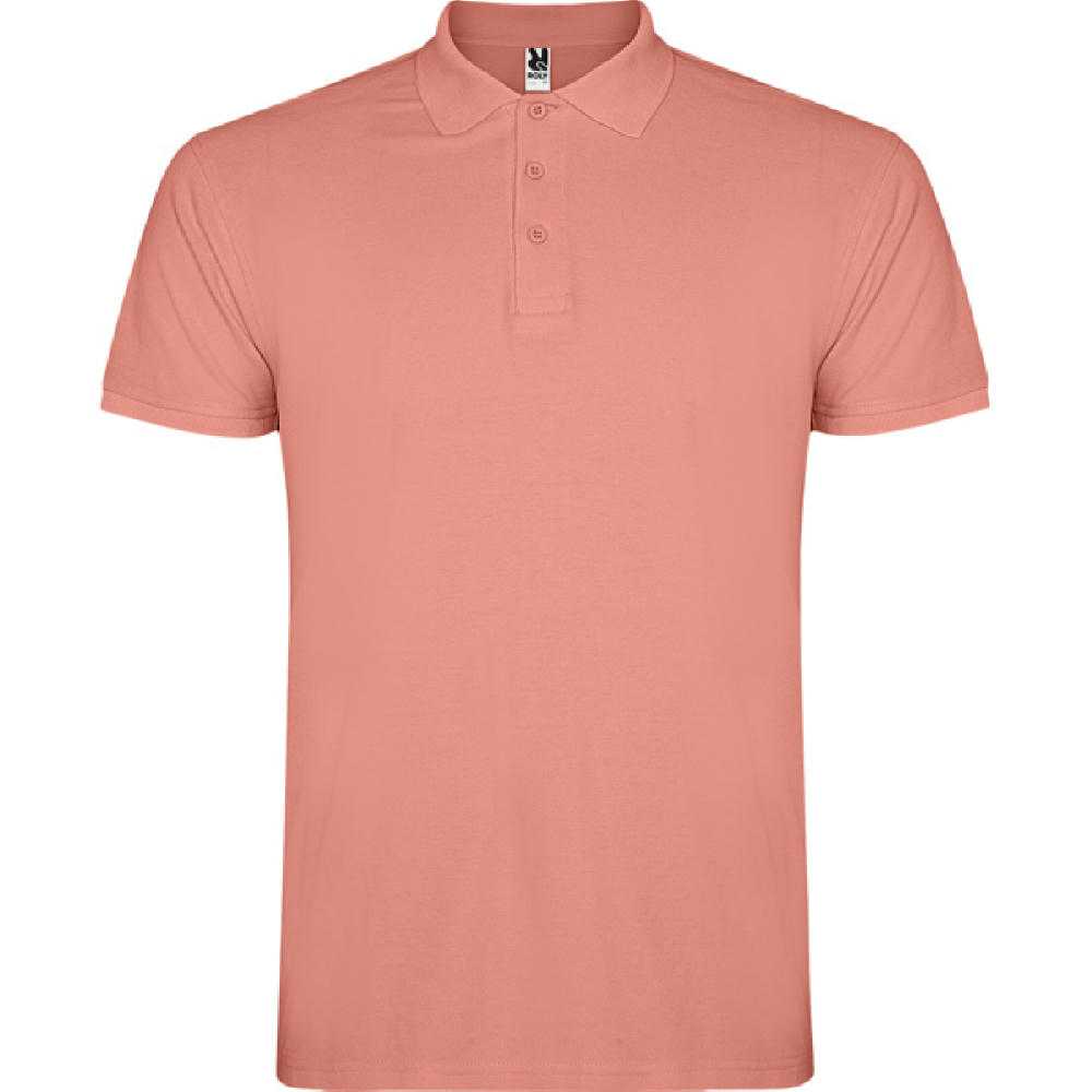 STAR POLO SHIRT S/XS CLAY ORANGE