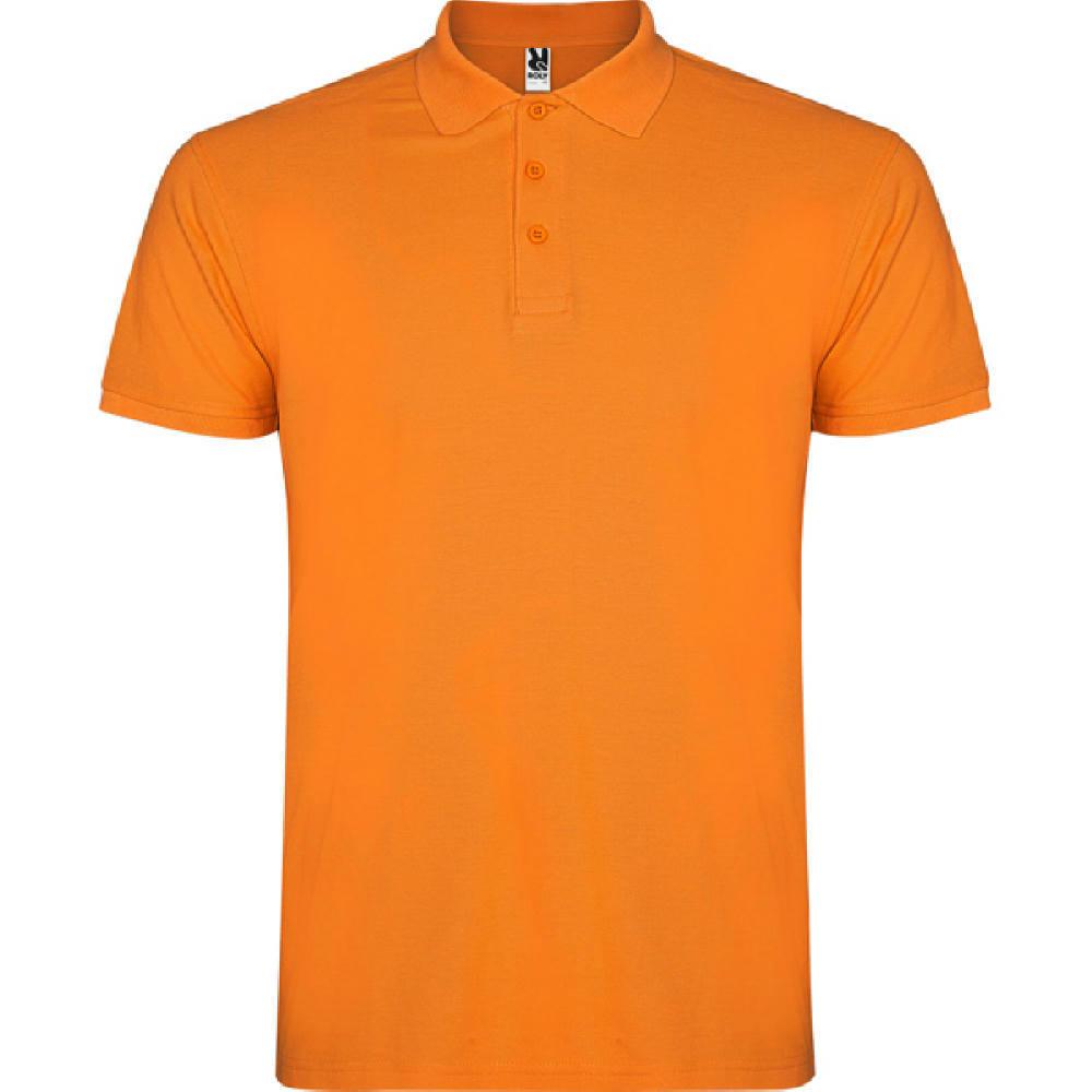 STAR POLO SHIRT S/XS ORANGE