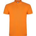 STAR POLO SHIRT S/XS ORANGE