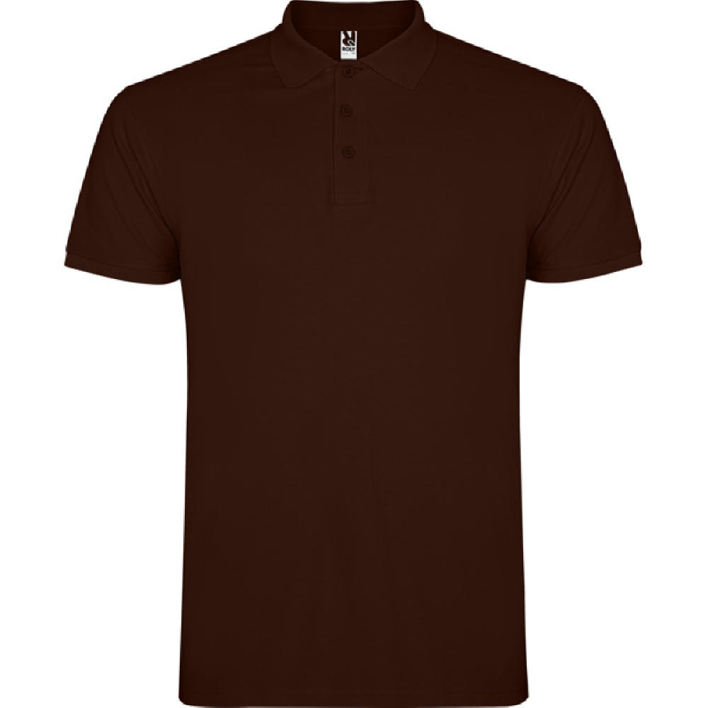 STAR POLO SHIRT S/XS CHOCOLATE