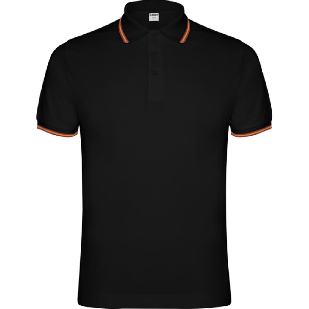 POLO-SHIRT NATION S/S SCHWARZ