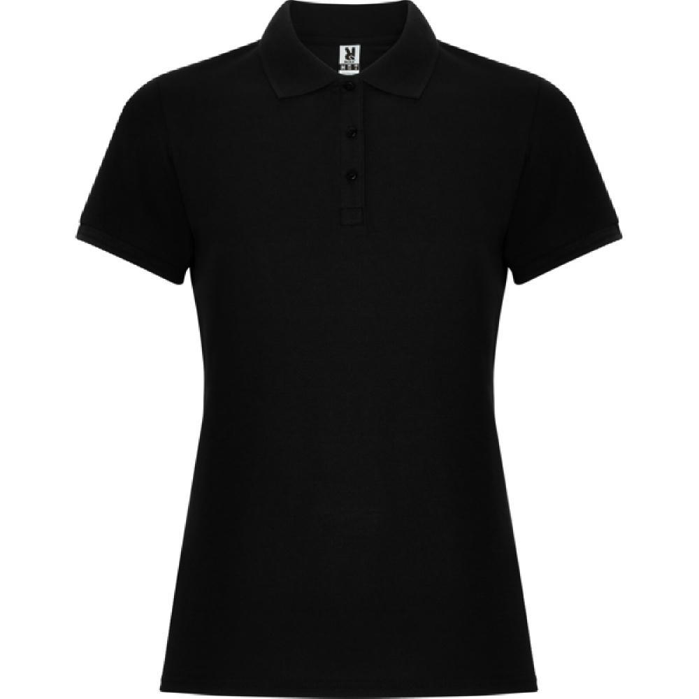 PEGASO WOMAN PREMIUM POLO SHIRT S/S BLACK