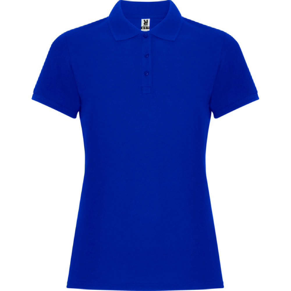 PEGASO WOMAN PREMIUM POLO SHIRT S/S ROYAL BLUE