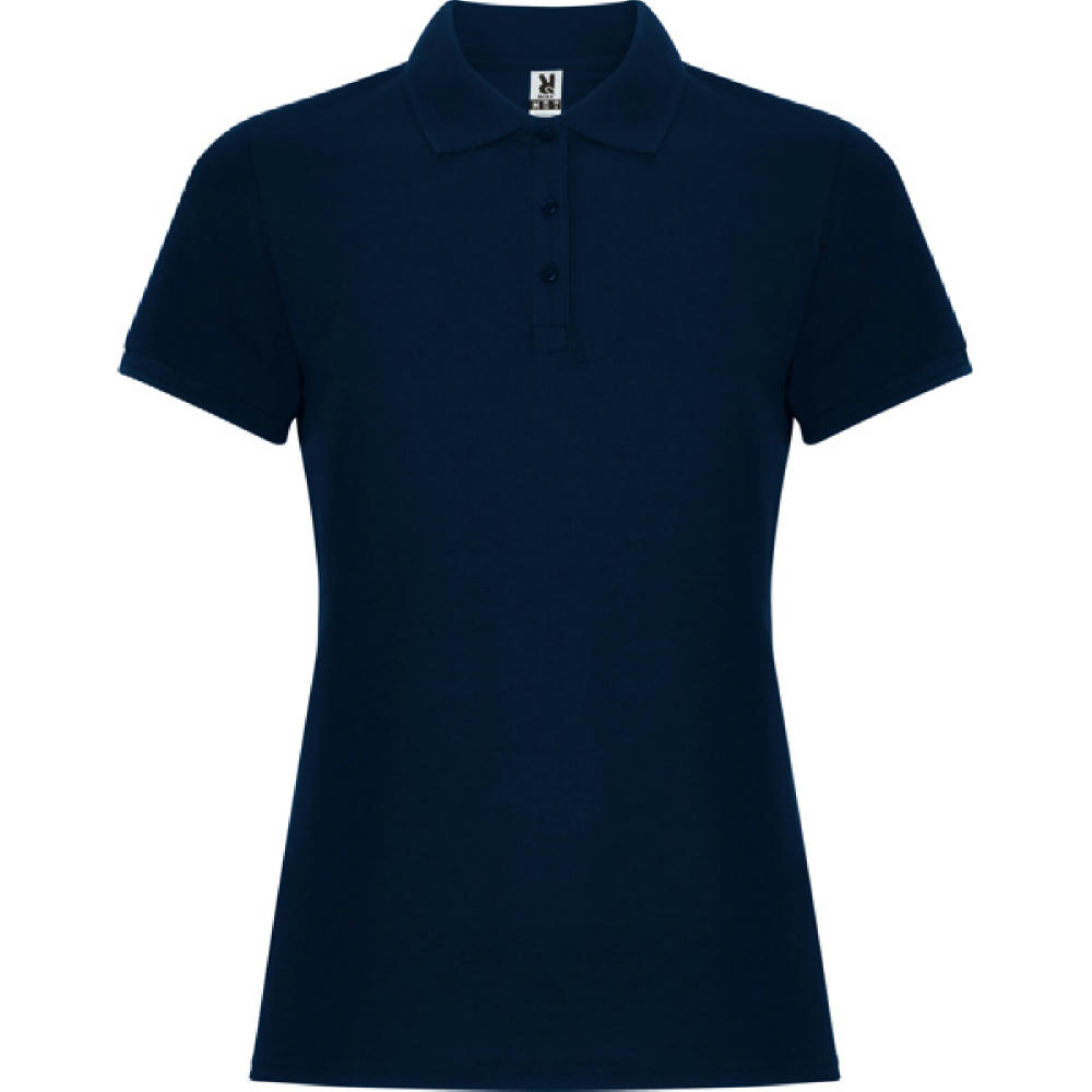 PEGASO WOMAN PREMIUM POLO SHIRT S/S NAVY BLUE