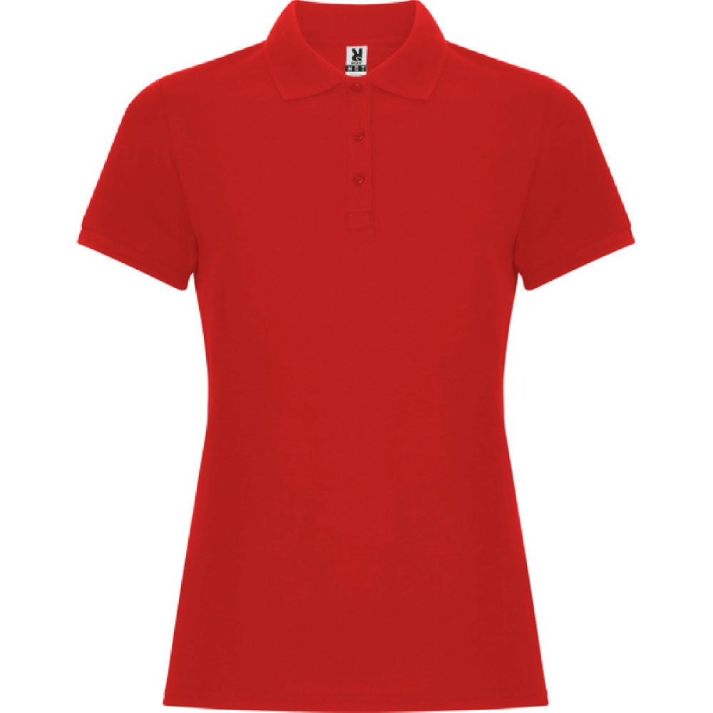 PEGASO WOMAN PREMIUM POLO SHIRT S/S RED