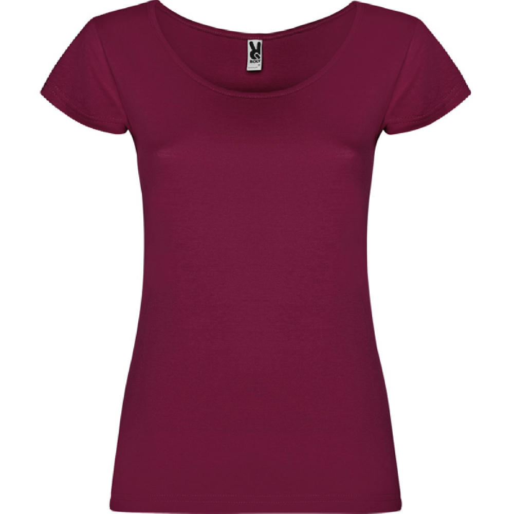 GUADALUPE T-SHIRT S/S PLUM RED