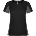 T-SHIRT SHANGHAI DAMEN S/S SCHWARZ/GRAPHIT