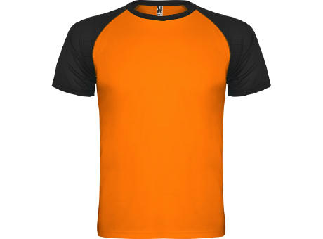 T-SHIRT INDIANAPOLIS S/XL FLUOR ORANGE/SCHWARZ