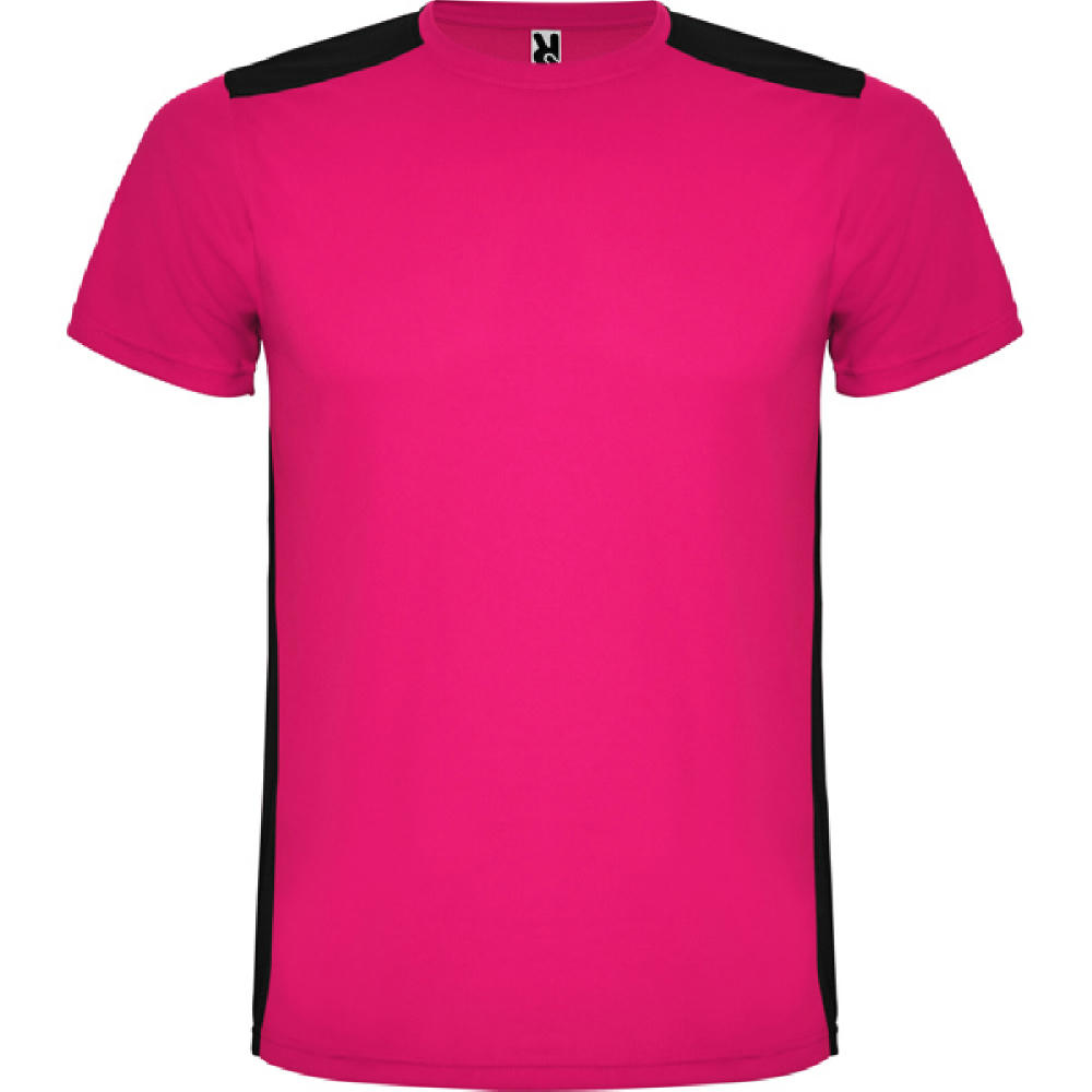 T-SHIRT DETROIT S/S FUCHSIA/SCHWARZ