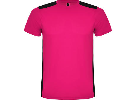 T-SHIRT DETROIT S/XXL FUCHSIA/SCHWARZ