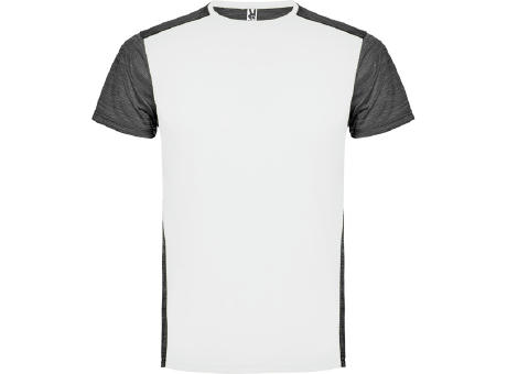 ZOLDER T-SHIRT S/S WHITE/HEATHER BLACK