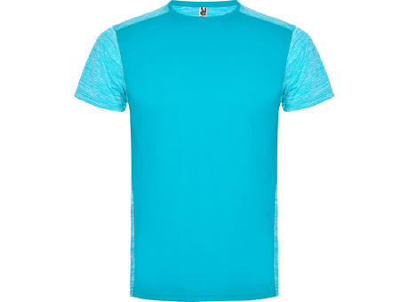 ZOLDER T-SHIRT S/4 TURQUOISE/HEATHER TURQUOISE