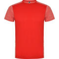 T-SHIRT ZOLDER S/S ROS/ROT MELIERT