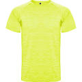 T-SHIRT AUSTIN S/S FLUOR GELB MELIERT