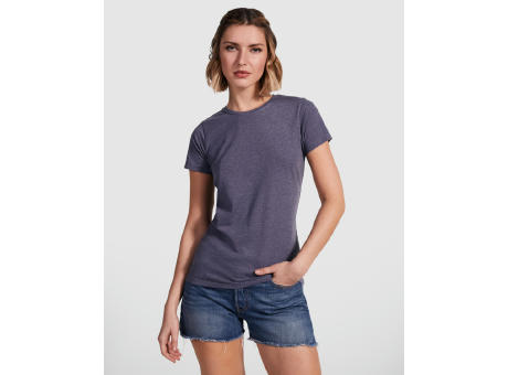 FOX WOMAN T-SHIRT S/S HEATHER DENIM