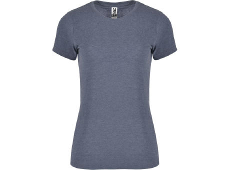 FOX WOMAN T-SHIRT S/S HEATHER DENIM