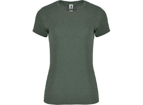 FOX WOMAN T-SHIRT S/L HEATHER BOTTLE GREEN