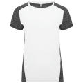 ZOLDER WOMAN T-SHIRT S/S WHITE/HEATHER BLACK