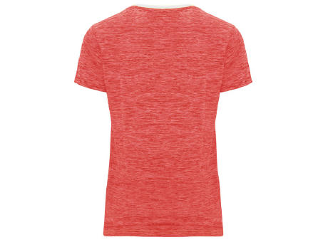 ZOLDER WOMAN T-SHIRT S/S WHITE/HEATHER FLUOR CORAL