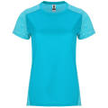 ZOLDER WOMAN T-SHIRT S/S TURQUOISE/HEATHER TURQUOISE