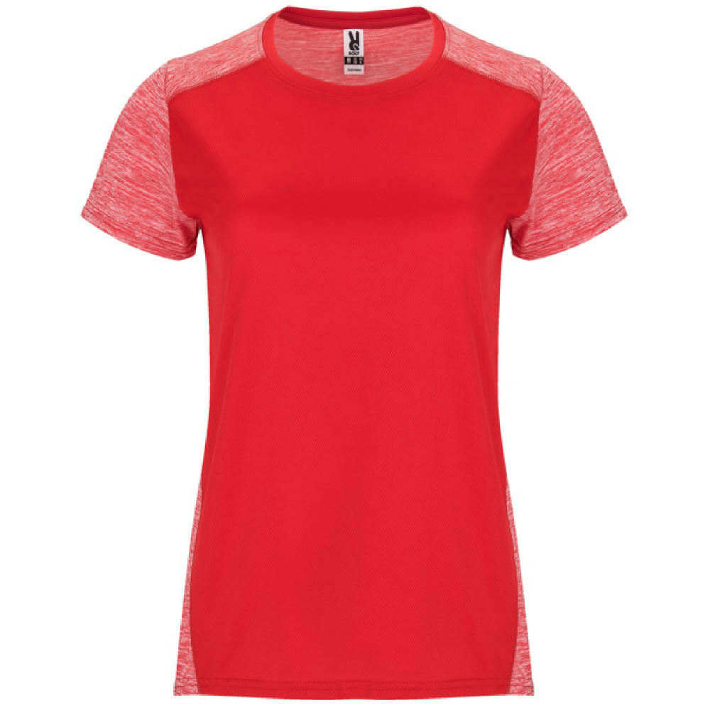 ZOLDER WOMAN T-SHIRT S/S RED/HEATHER RED