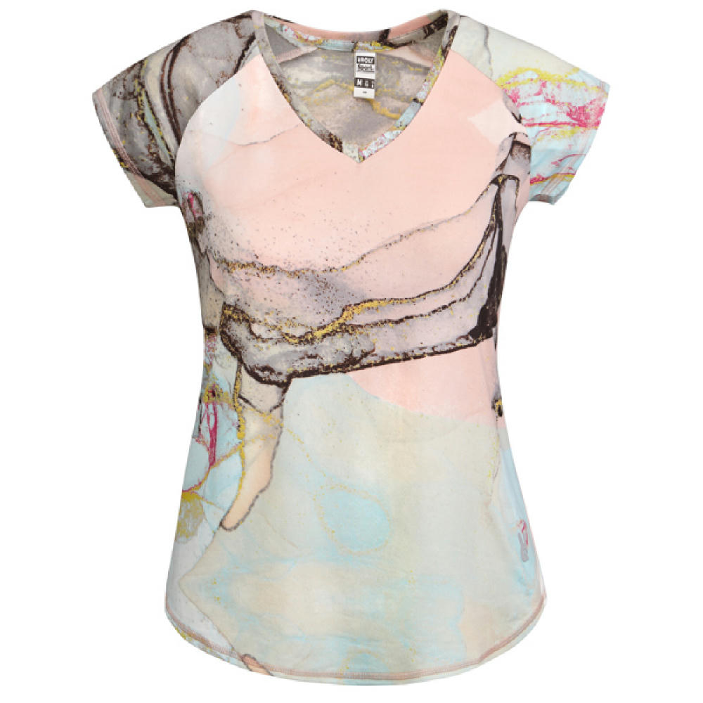 JADA T-SHIRT S/S ABSTRACT PRINT