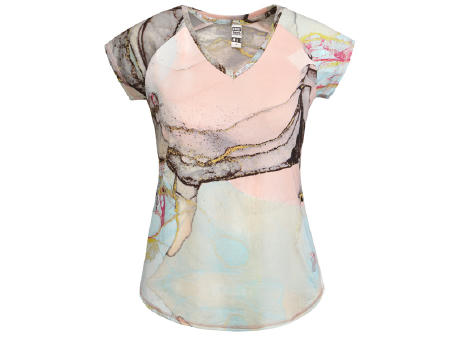 JADA T-SHIRT S/L ABSTRACT PRINT