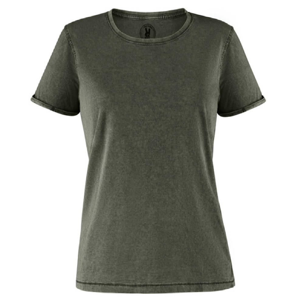 HUSKY WOMAN T-SHIRT S/S DARK MILITARY-GREEN