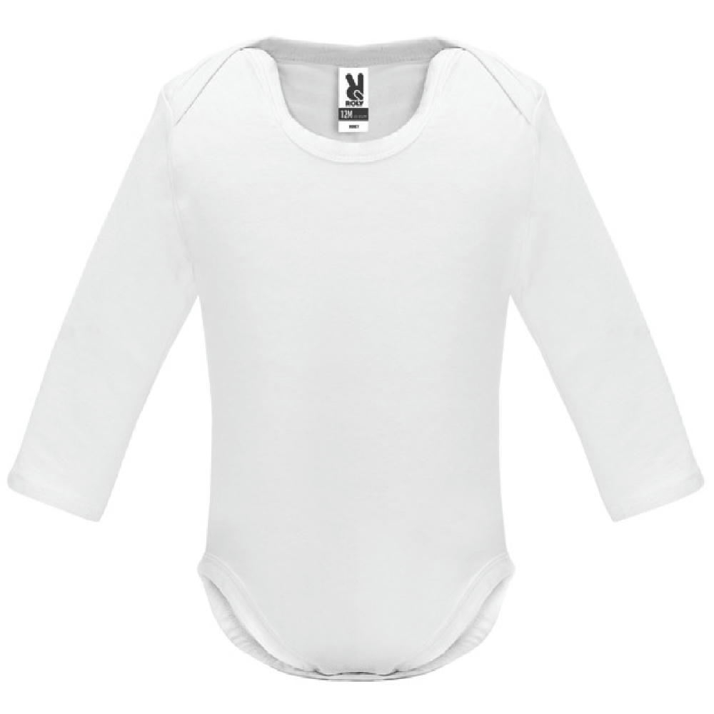 HONEY LONG SLEEVE BODY S/9 MONTHS WHITE