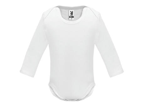 HONEY LONG SLEEVE BODY S/3 MONTHS WHITE