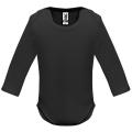 HONEY LONG SLEEVE BODY S/9 MONTHS BLACK